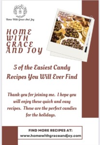 home with grace and joy candy recipes