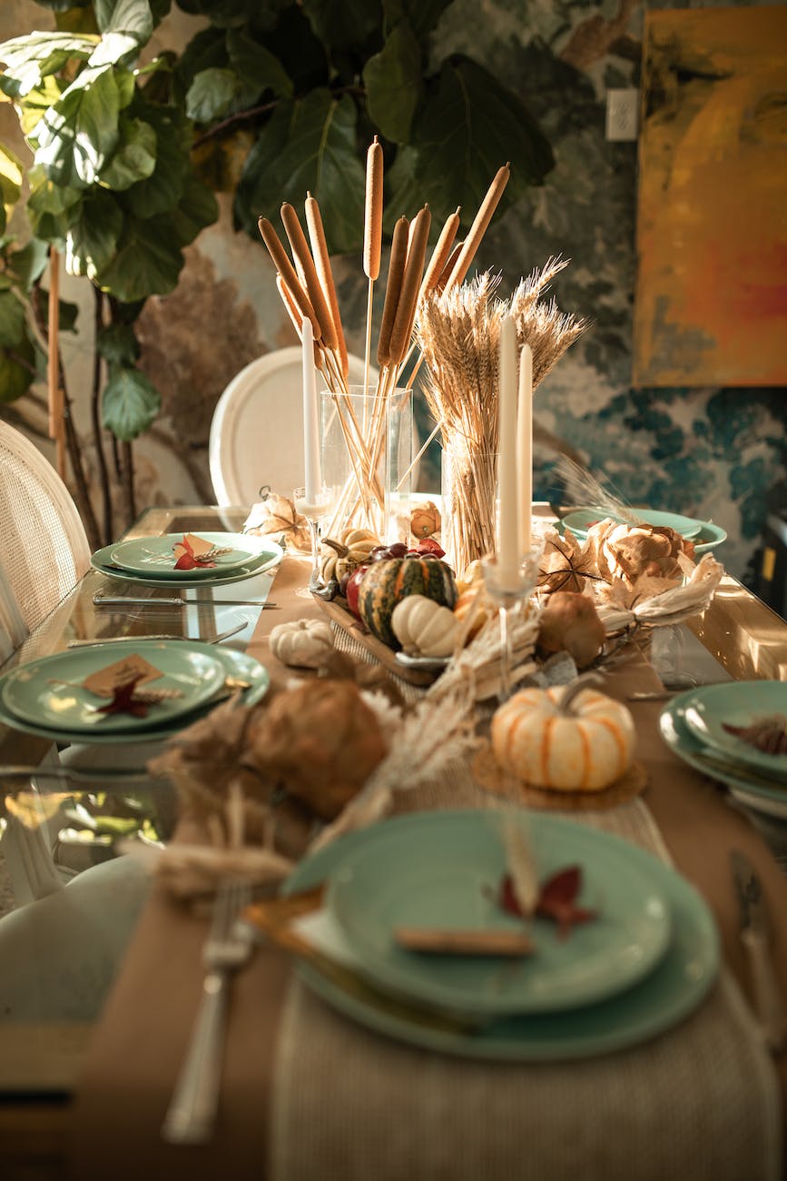 thanksgiving table setting thankful