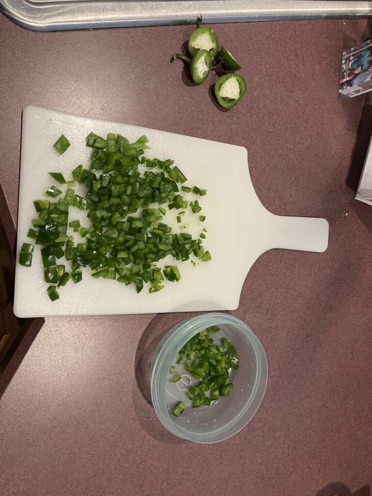 diced jalapeno peppers for appetizer recipes