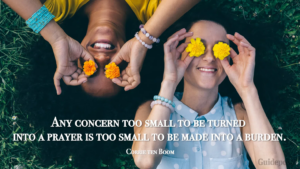 wisdom and hope from Corrie ten Boom about prayer