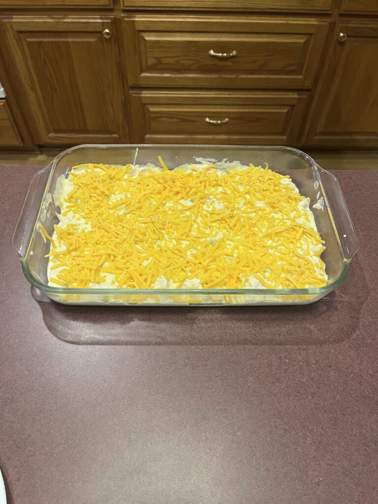 layer enchilada casserole