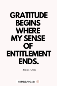 gratitude and entitlement quote