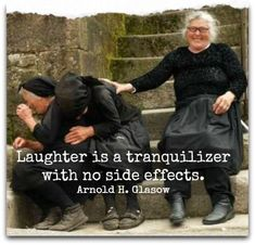 laughter is a tranquilizer