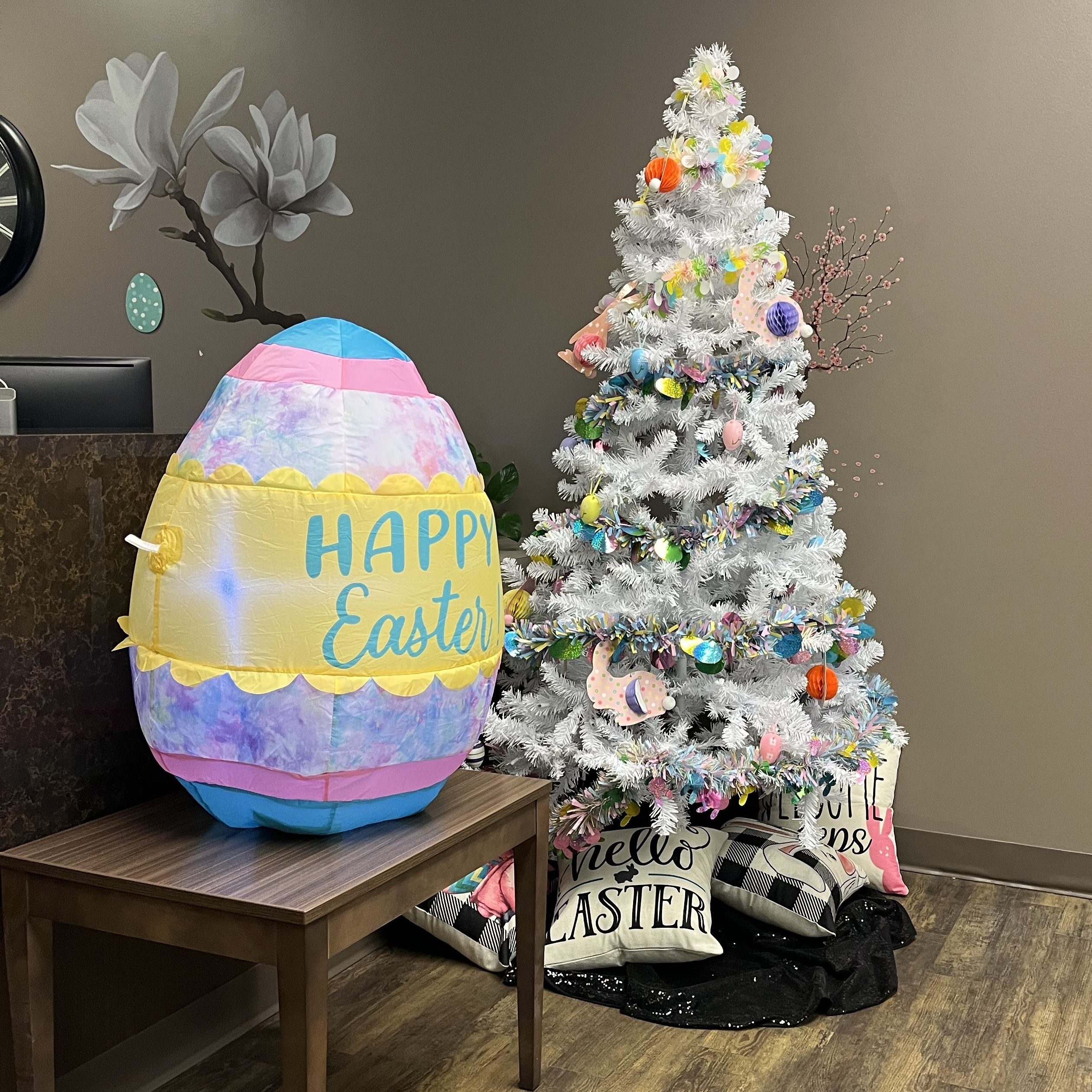 Easter tree at the doctor's office