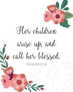 proverbs 31 children and mother