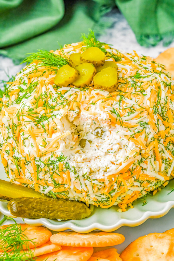 interesting recipe dill pickle cheese ball