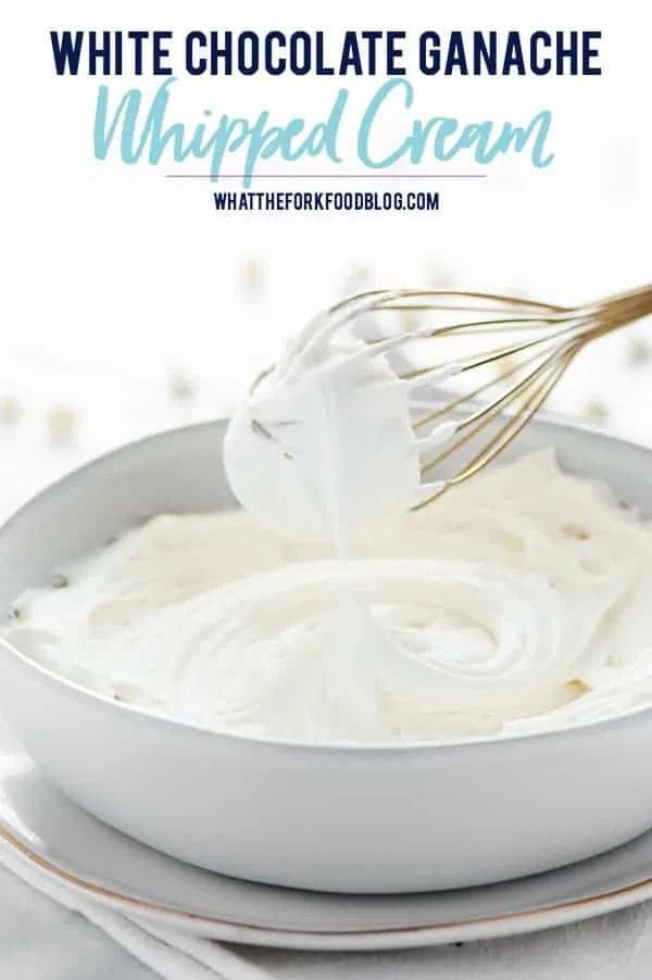 interesting recipe white chocolate ganache whipped cream