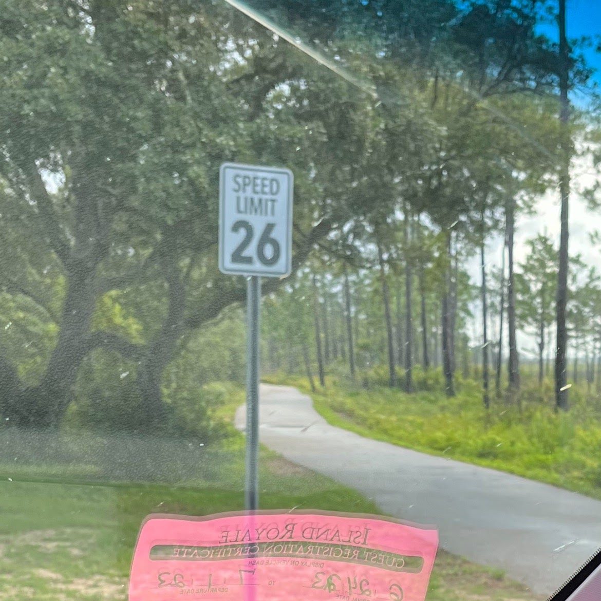 interesting speed limit sign found on vacation