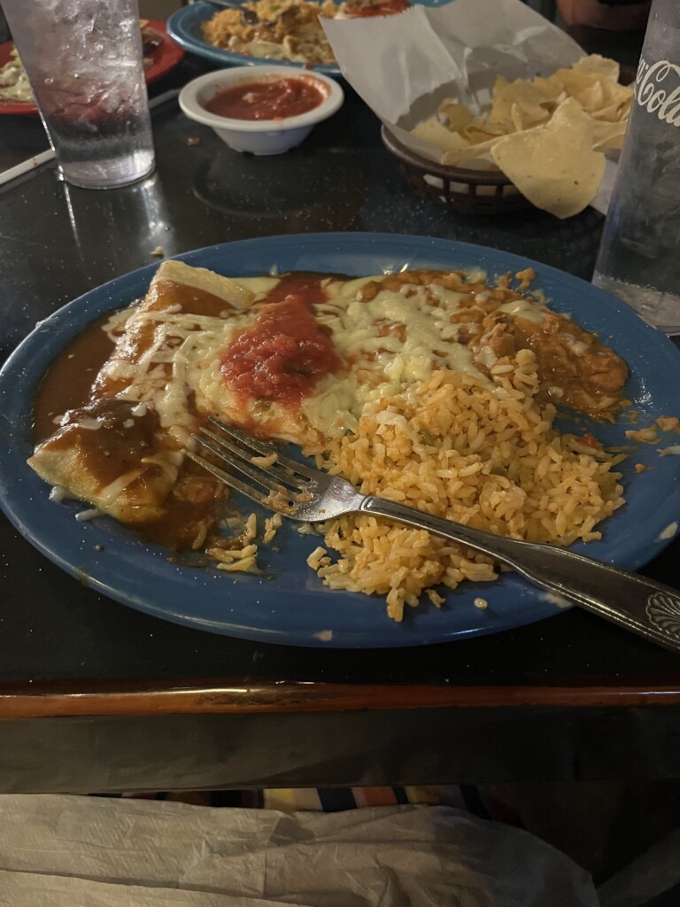 Mexican food found on vacation