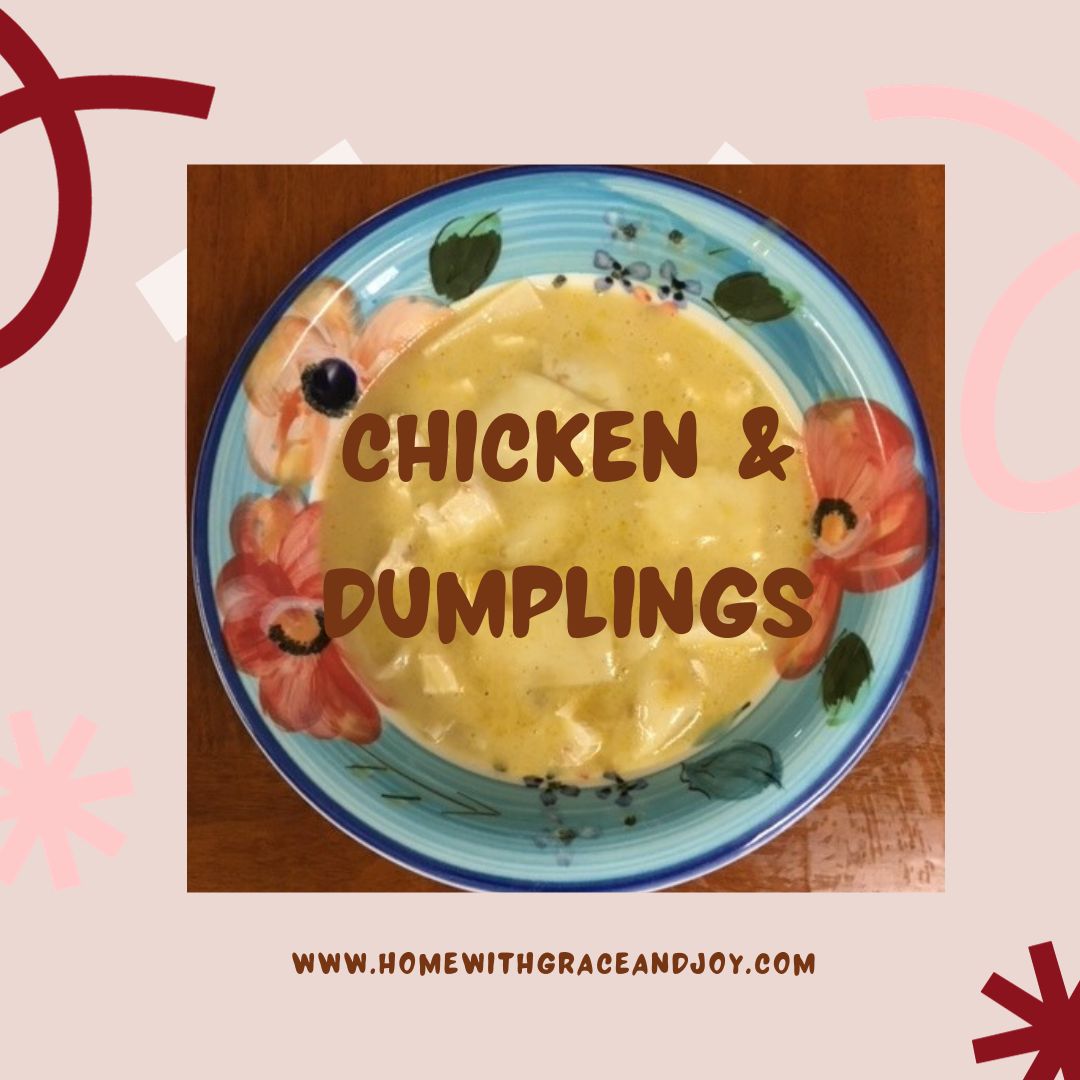 Potluck Recipe Main Meal Chicken and Dumplings