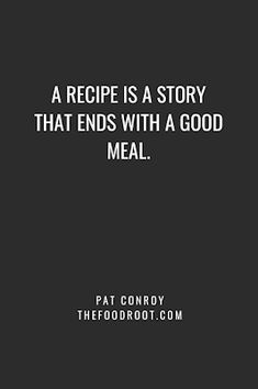 recipe food quote