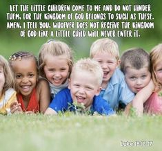 come to Him as a child quote