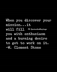 know your mission and get fueled