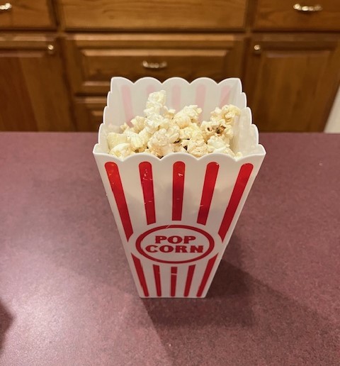 homemade popcorn for movie night