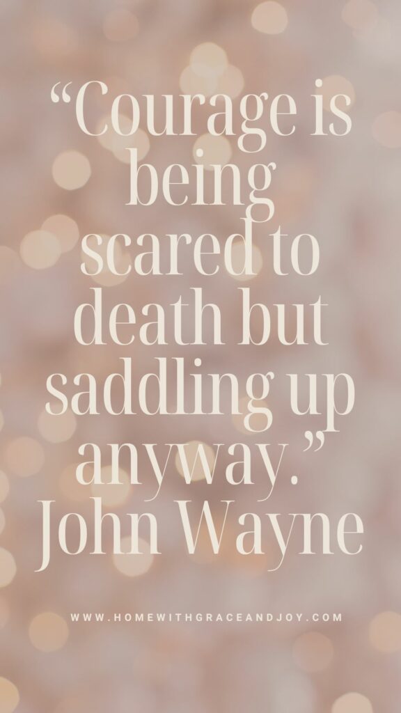 Courage quote from John Wayne
