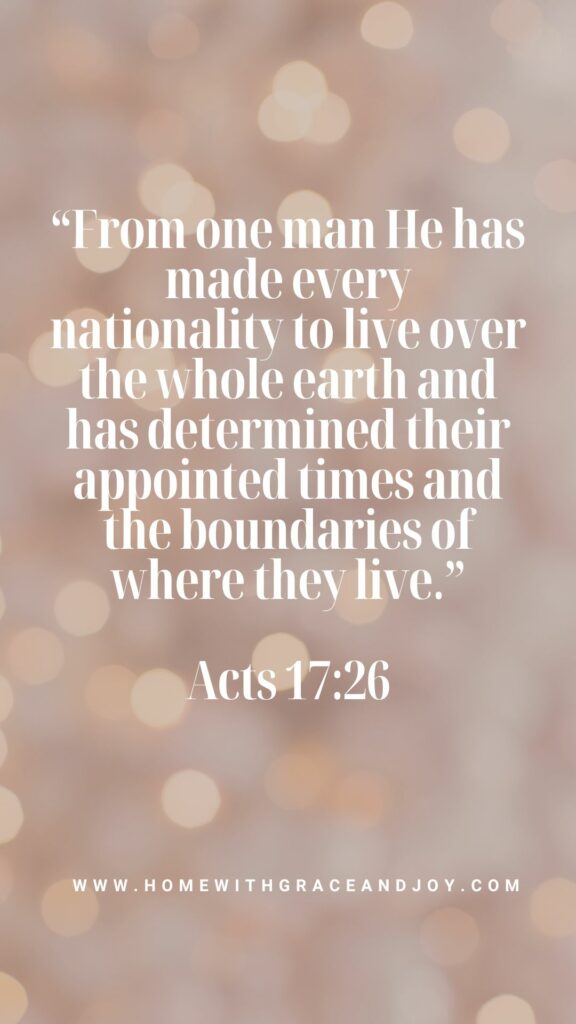Acts 17:26