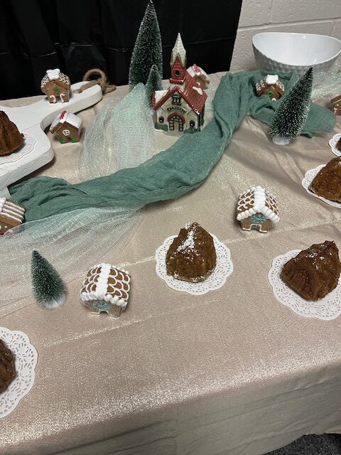 gingerbread house cake village