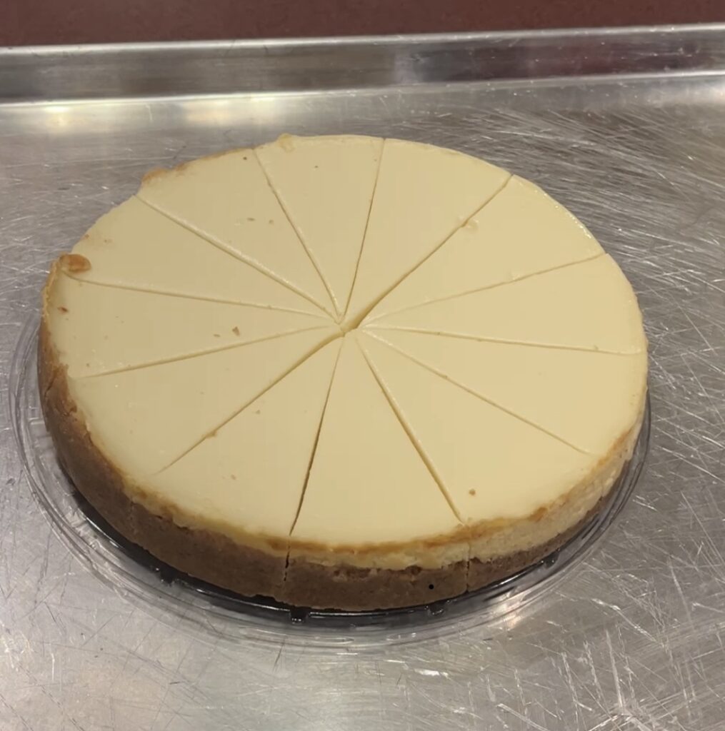 plain cheesecake