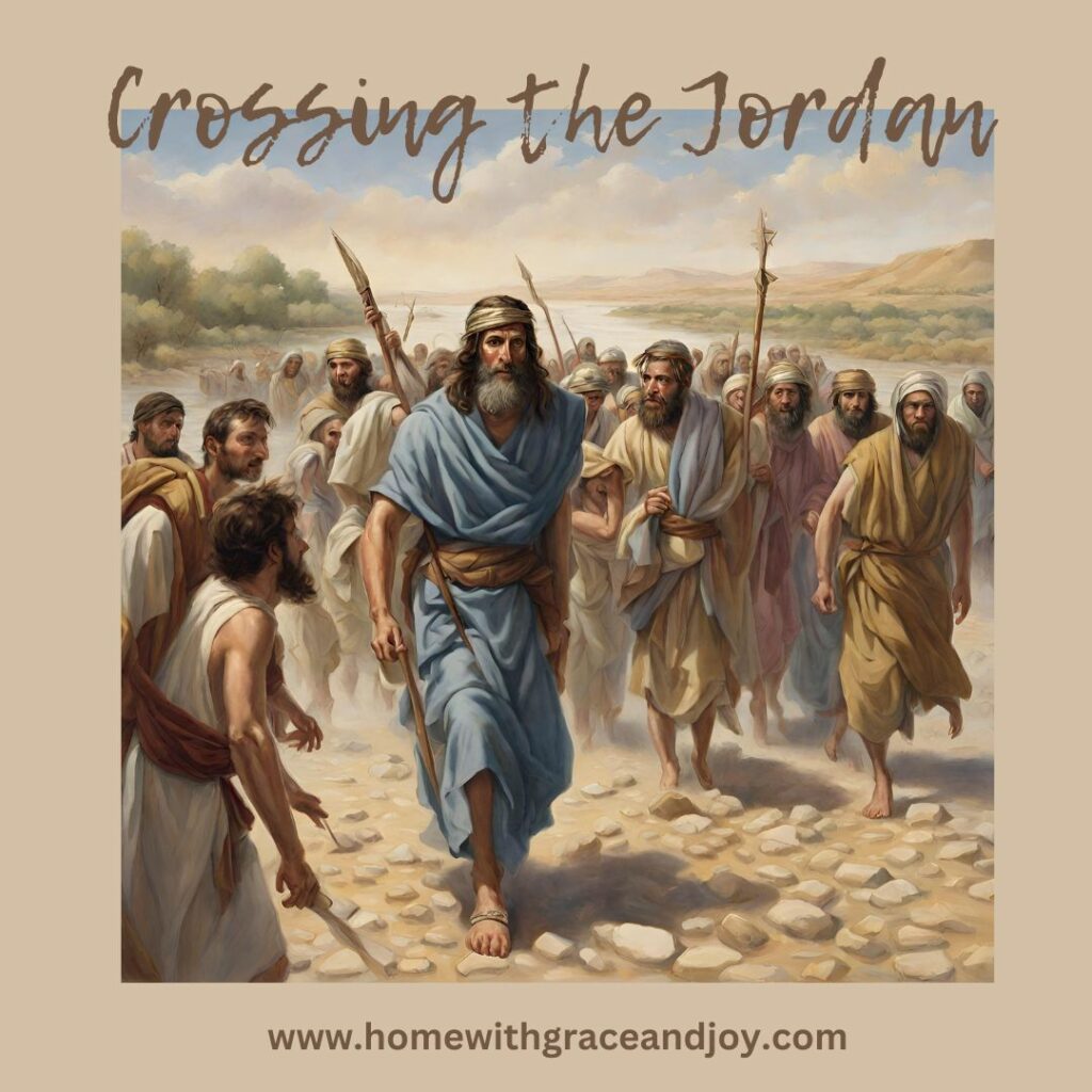 Joshua 4 crossing the Jordan