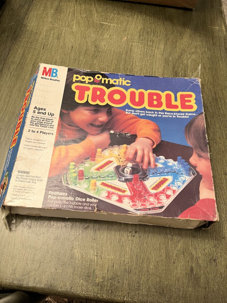 Trouble game for game night