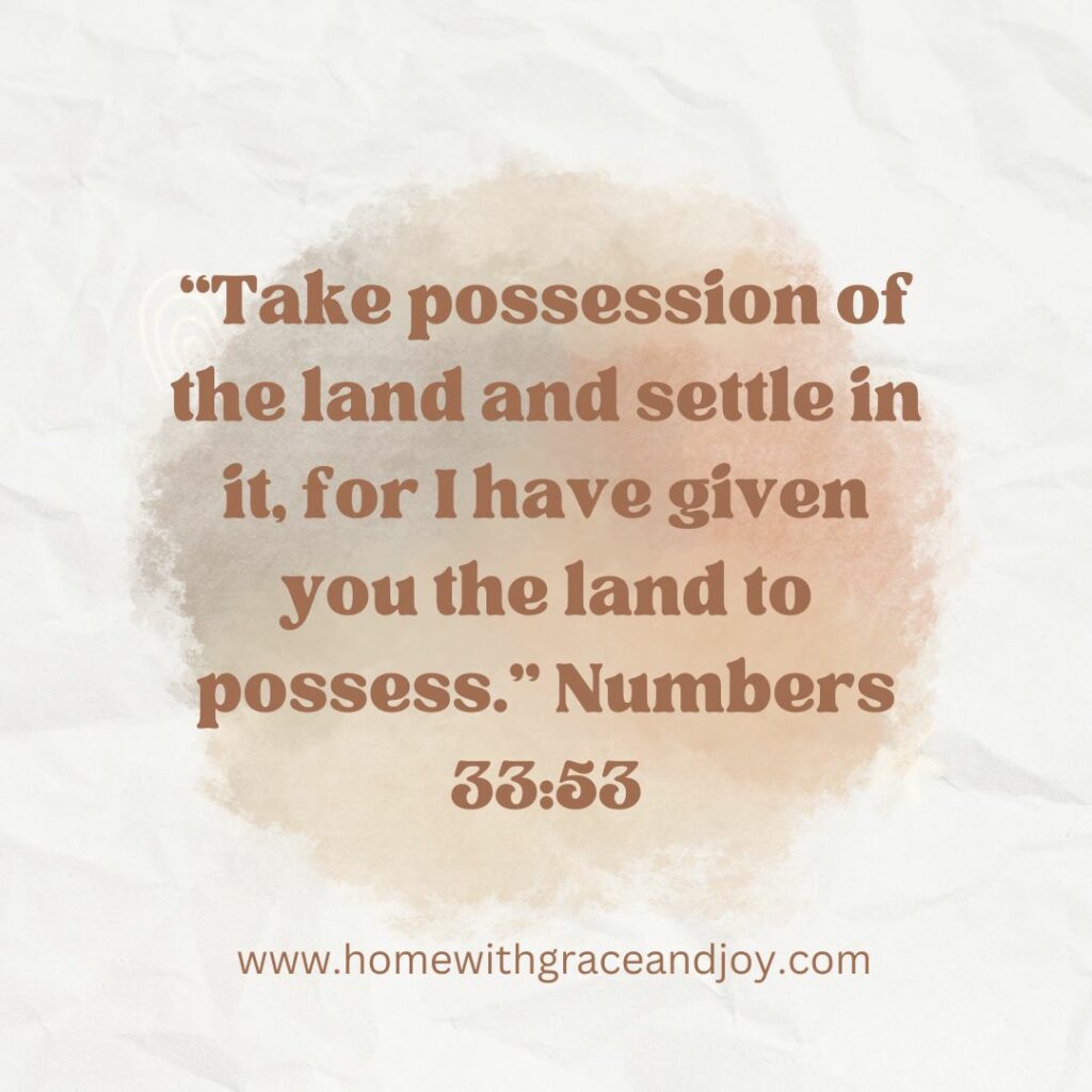 life application make the choice to possession the land numbers 33 53