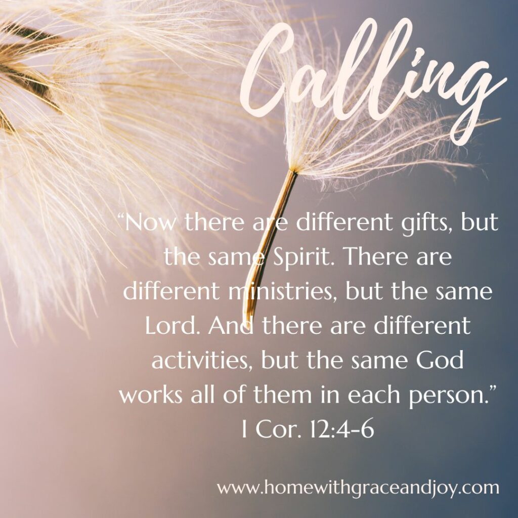 life application scripture about calling from 1 Corinthians