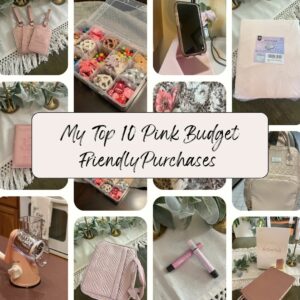 Top 10 favorite budget friendly purchases in pink
