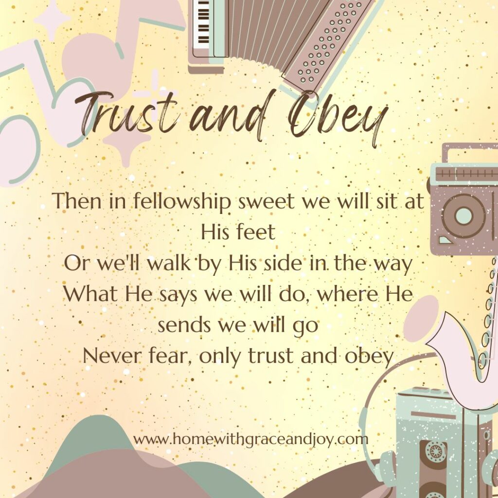 Life applications and lessons from Ruth chapter three - trust and obey
