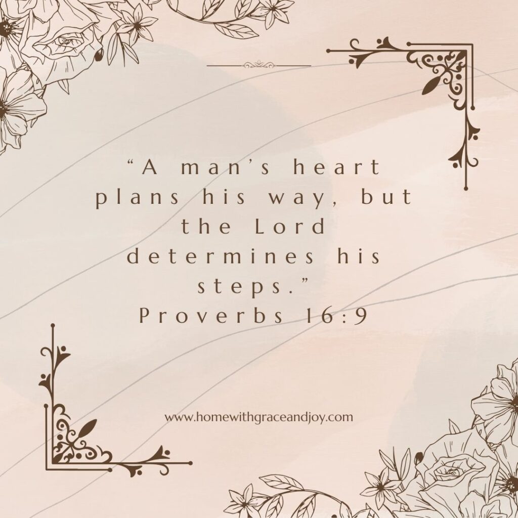 Lord determines steps proverbs 16 9 just like ruth and Boaz