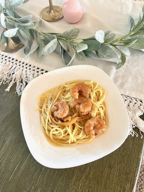 How to Make Lemon Shrimp Linguini in the Crock Pot